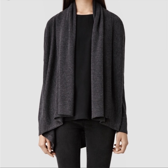 All Saints Sweaters - All saints awry cardigan sweater merino wool grey XS